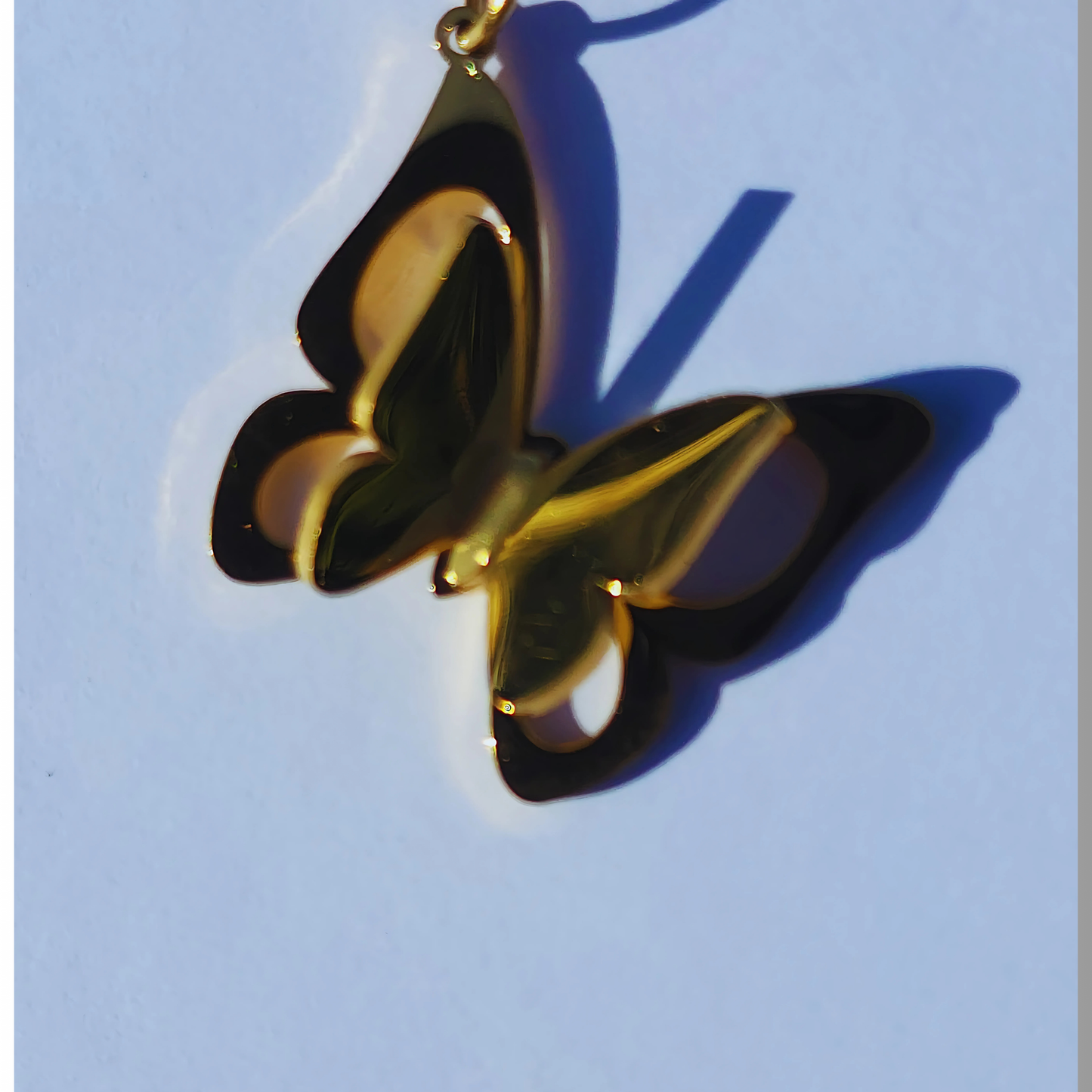 Butterfly Whispers Necklace – two petite butterfly charms 18K Gold-Plated
