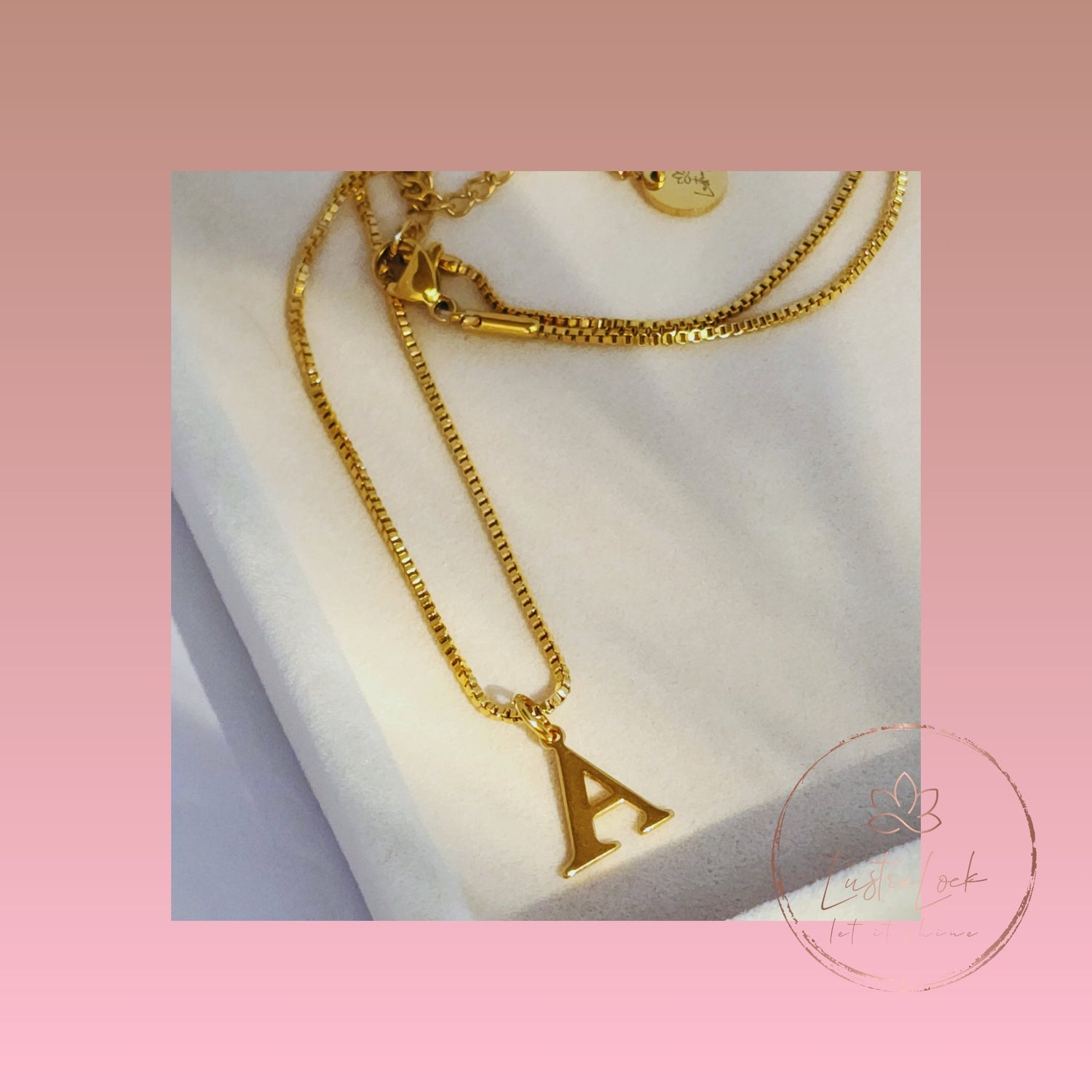 Initial Embrace – Personalised Alphabet Necklaces 18K Gold-plated